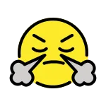 Face With Steam From Nose SVG Icon